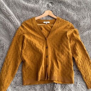 Madewell Mustard Knit Sweater